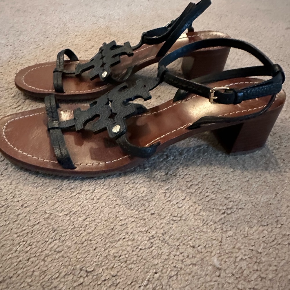 Tory Burch Black Sandal size 11